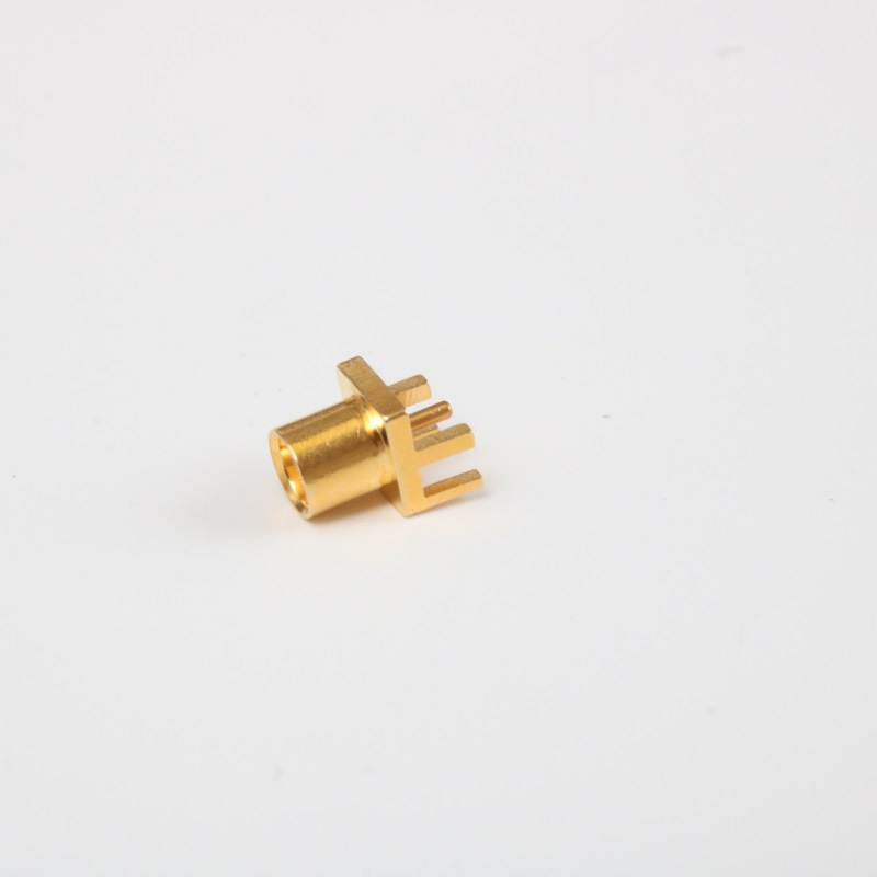 MCX-KE偏角 卡板厚度1.2/1.7全铜镀金盐雾48H MCX插座